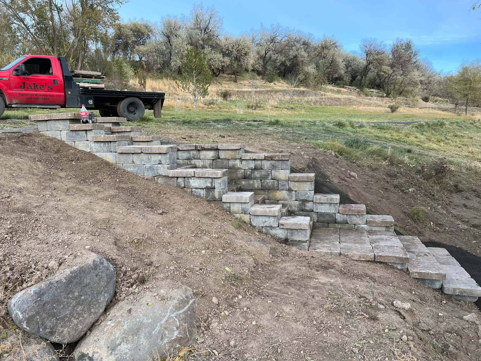 Landscaping in Twin Falls done by Jake's Sprinkler and landscaping